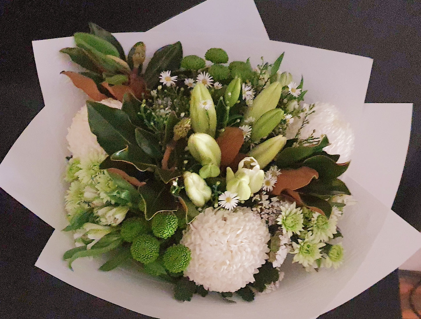 White & Green Bouquet