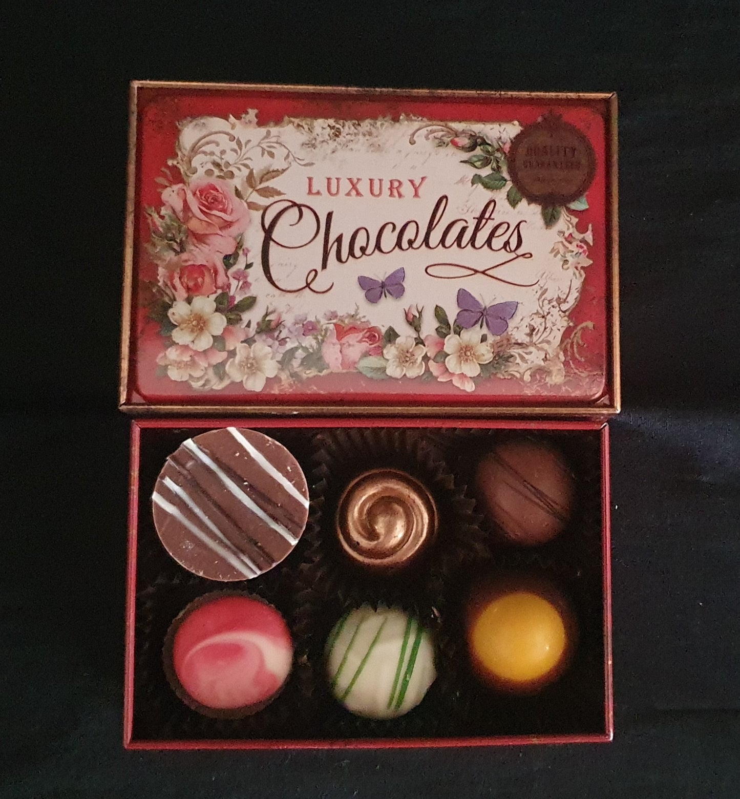 forget me not Chocolate Gift Tin - 6pc