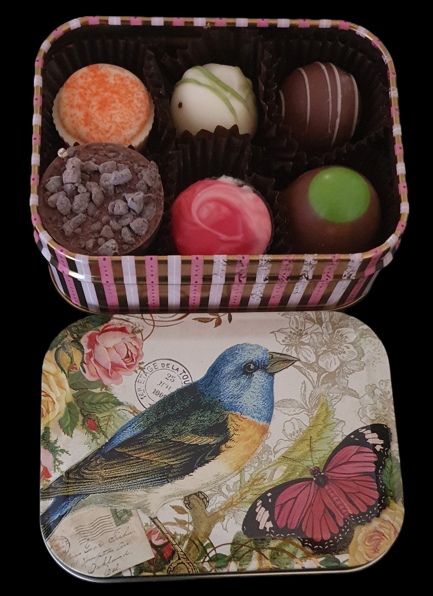 forget me not Chocolate Gift Tin - 6pc