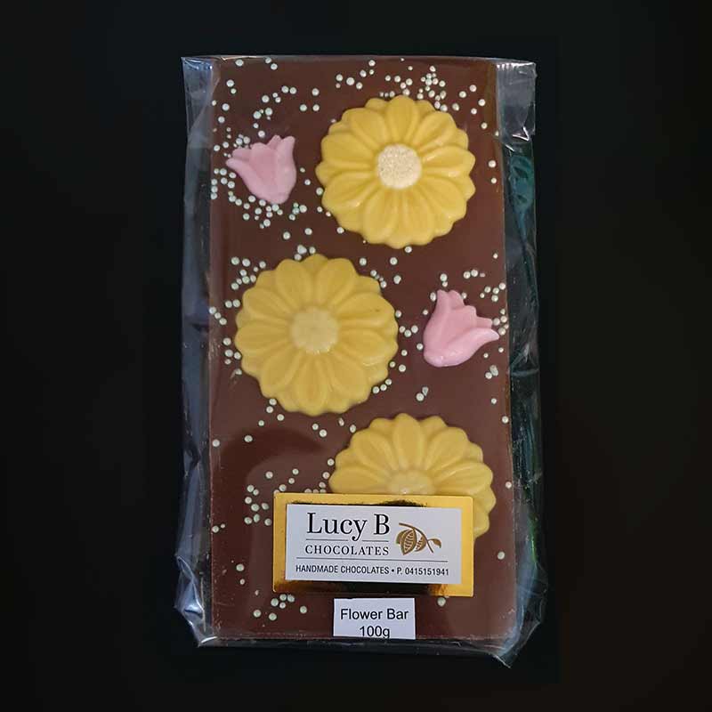 Milk Chocolate Flower Bar