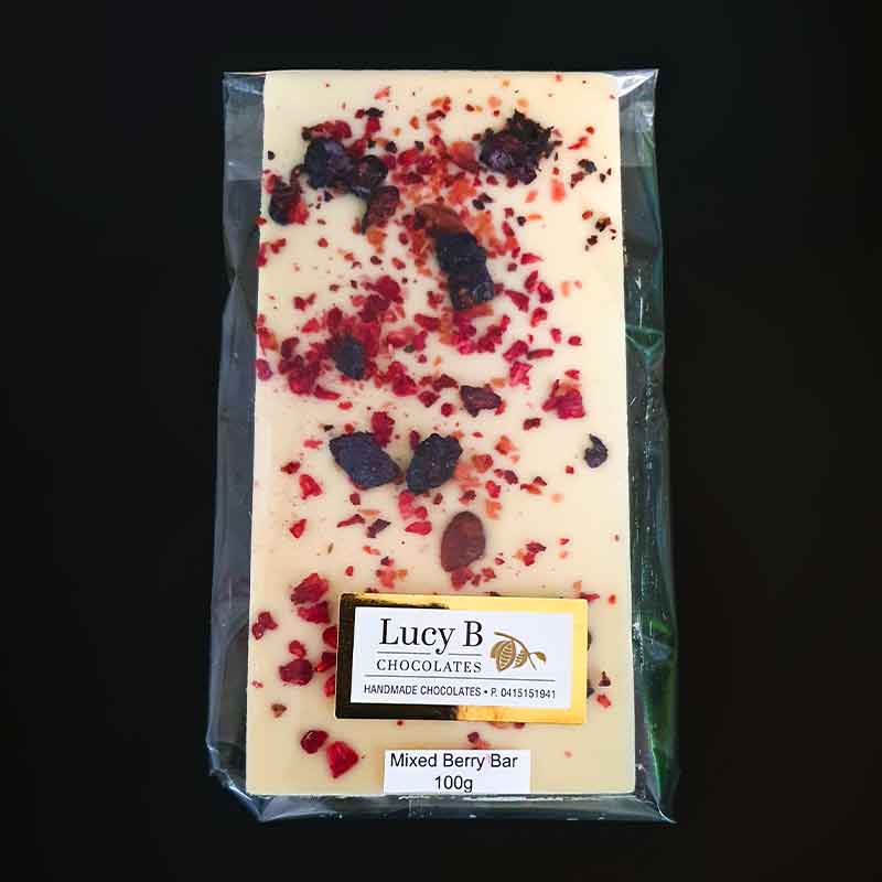 White Chocolate Bar, Mixed Berry