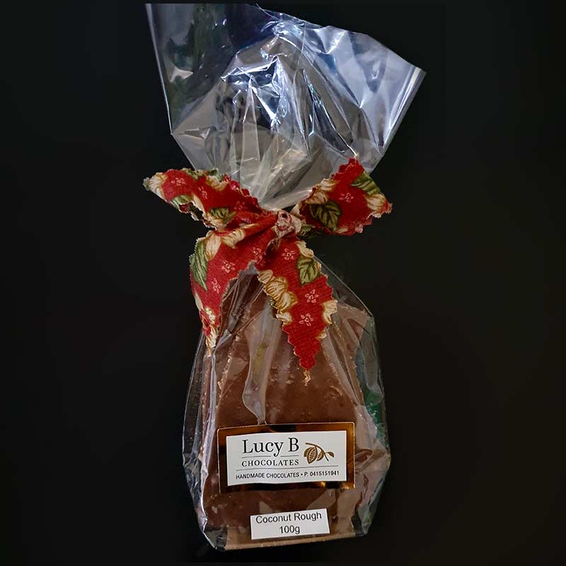 Coconut Rough Chocolate Thins